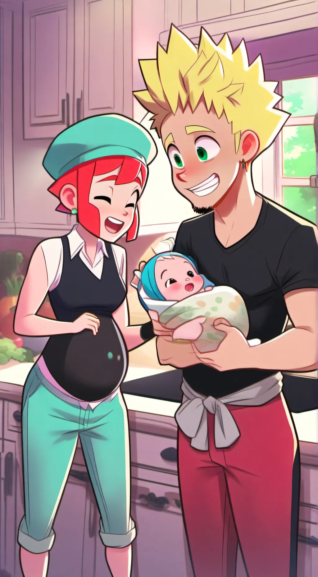 ai character: father day background