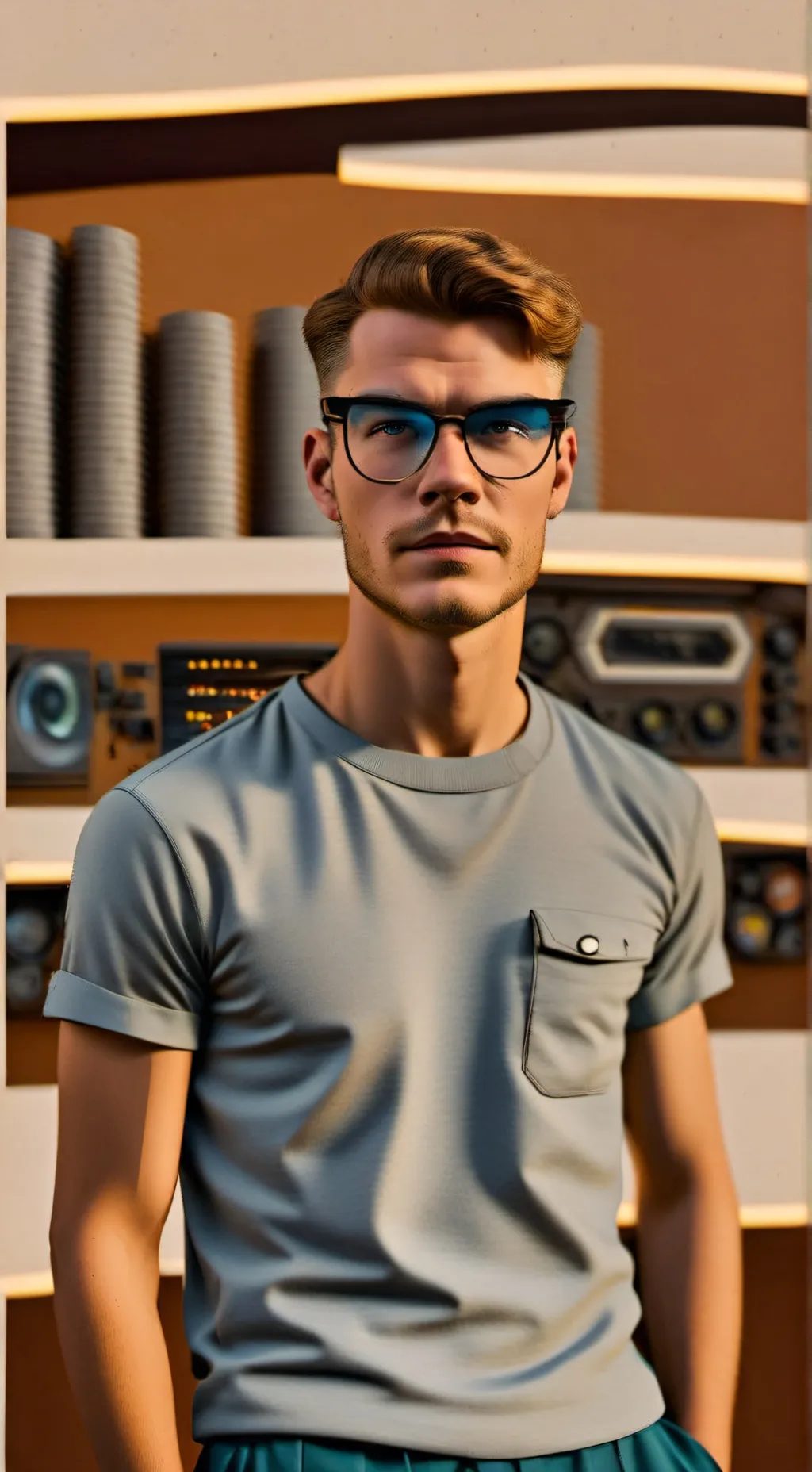 ai character: The Time-Traveling Tech Support Guru background