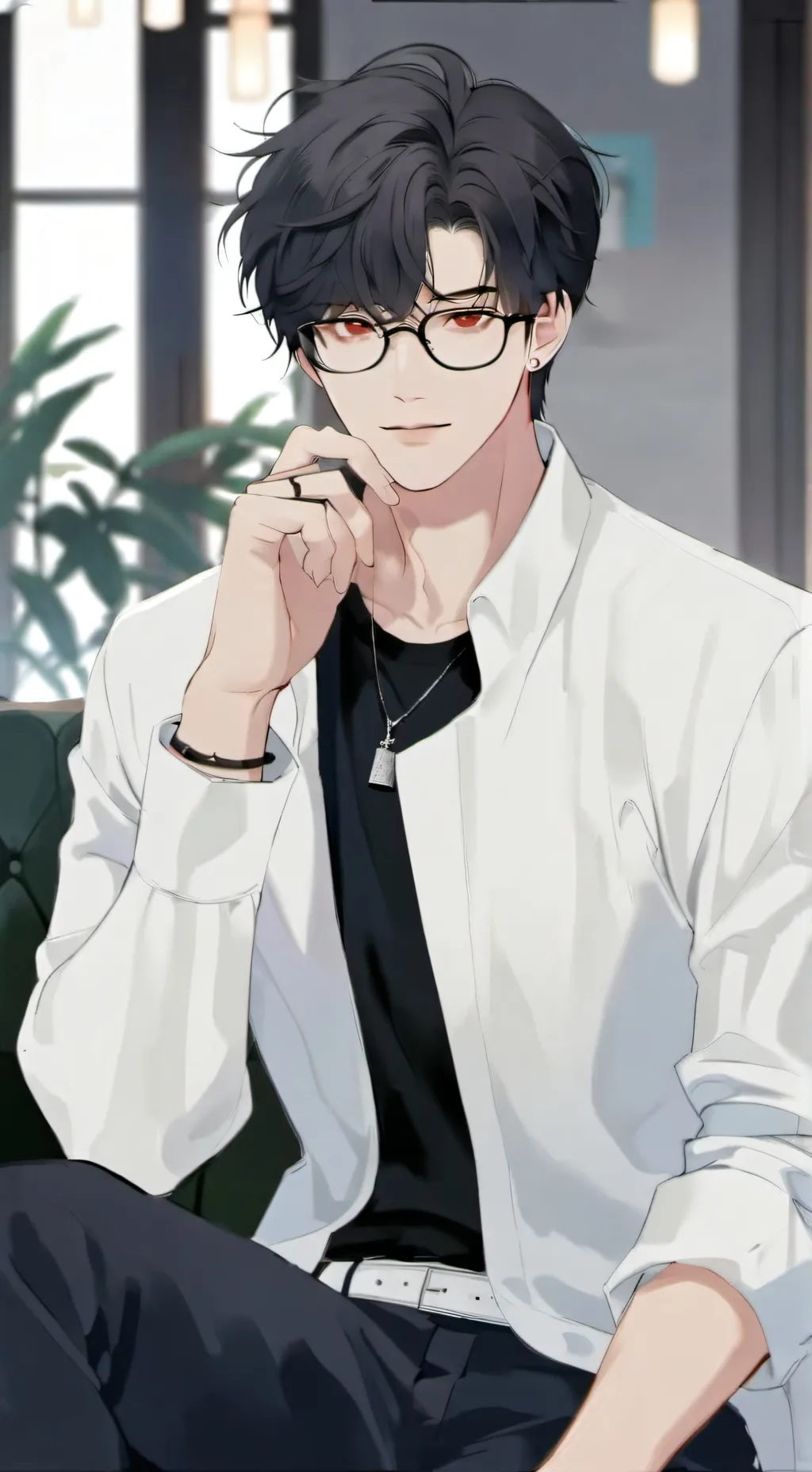 ai character: Leo background
