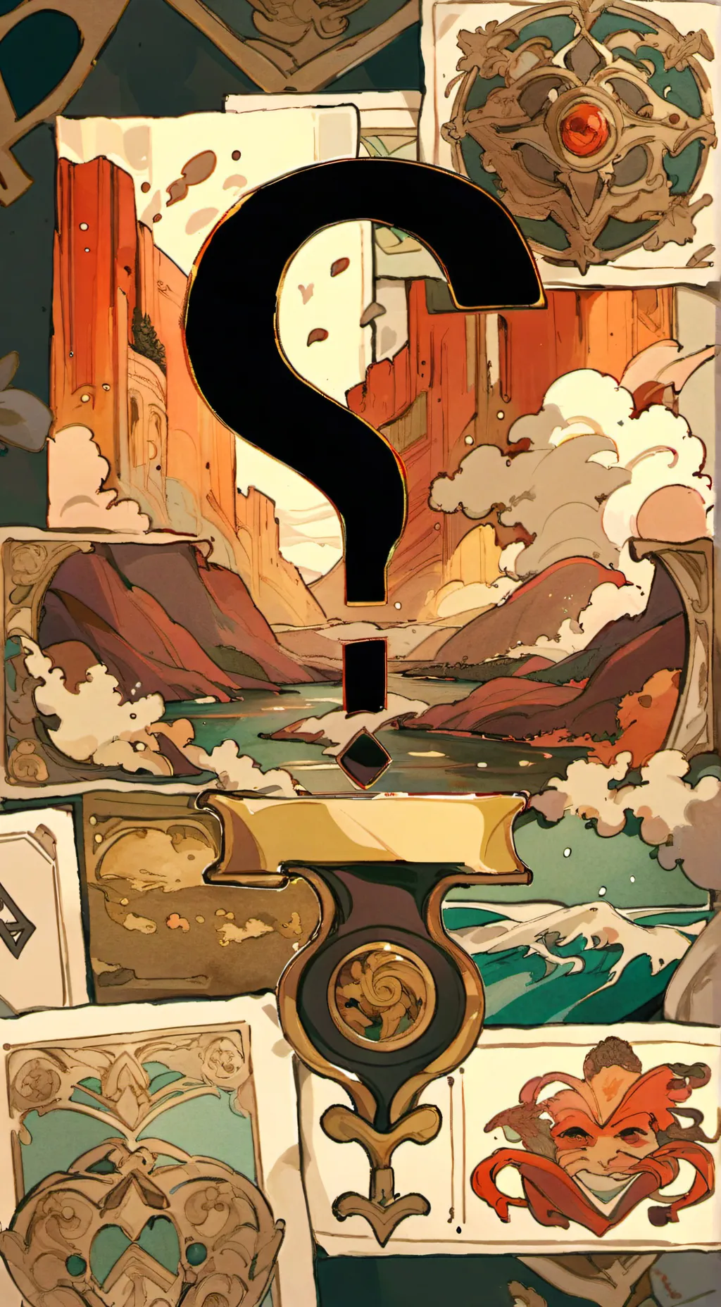 ai character: todays question background