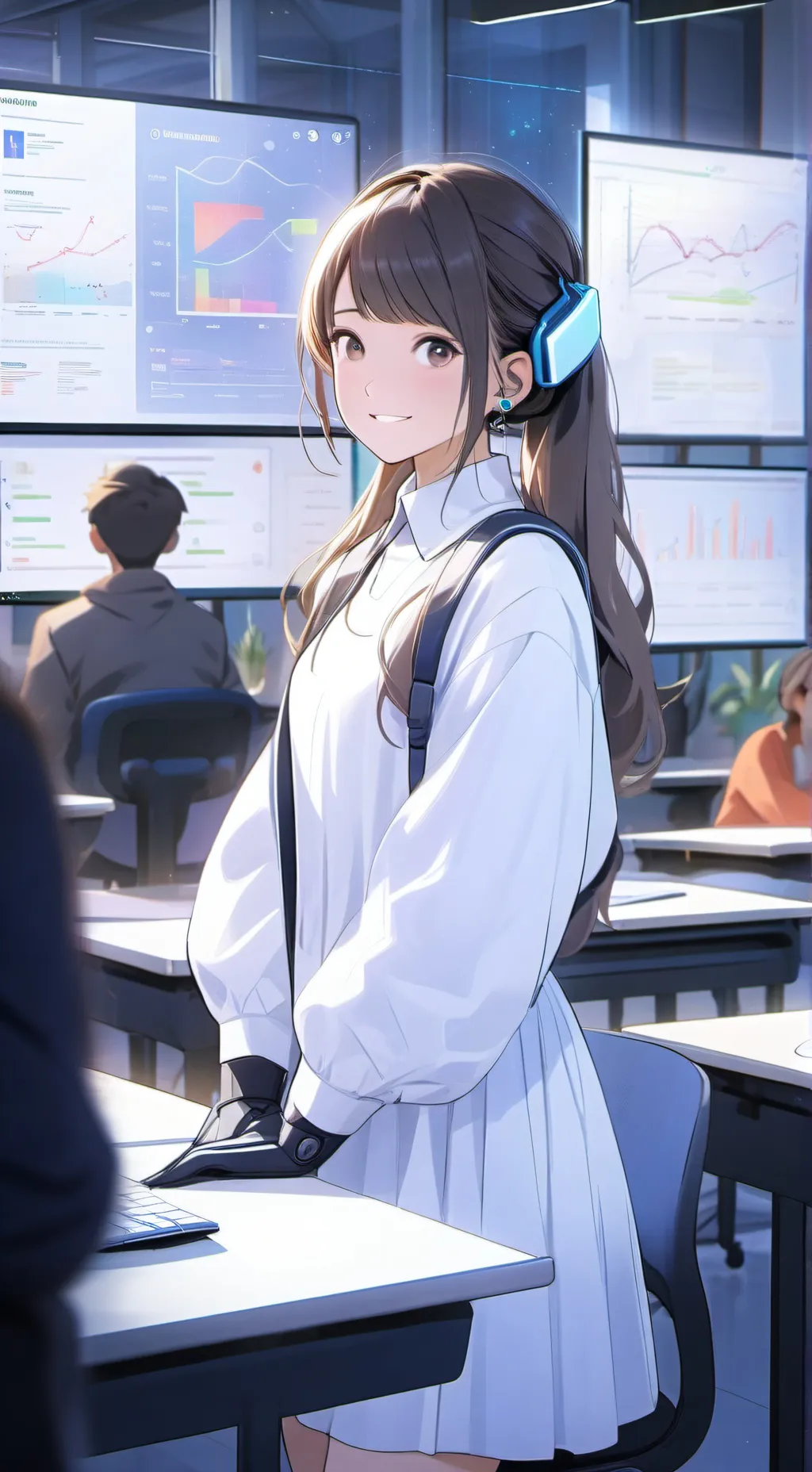 ai character: AI Empire Tycoon background
