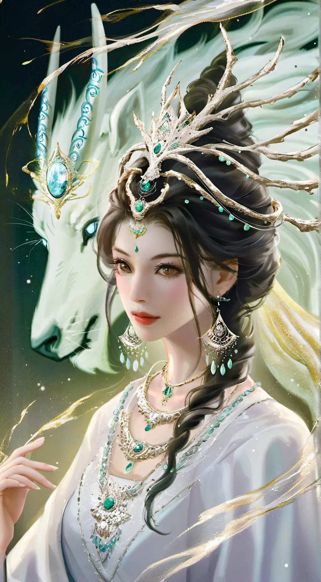 ai character: Celestia background