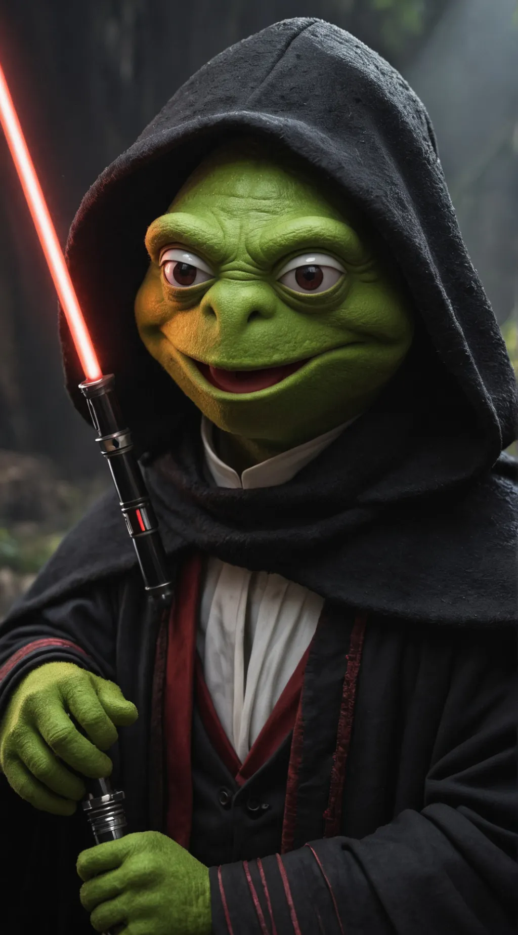 ai character: Darth Kermit background
