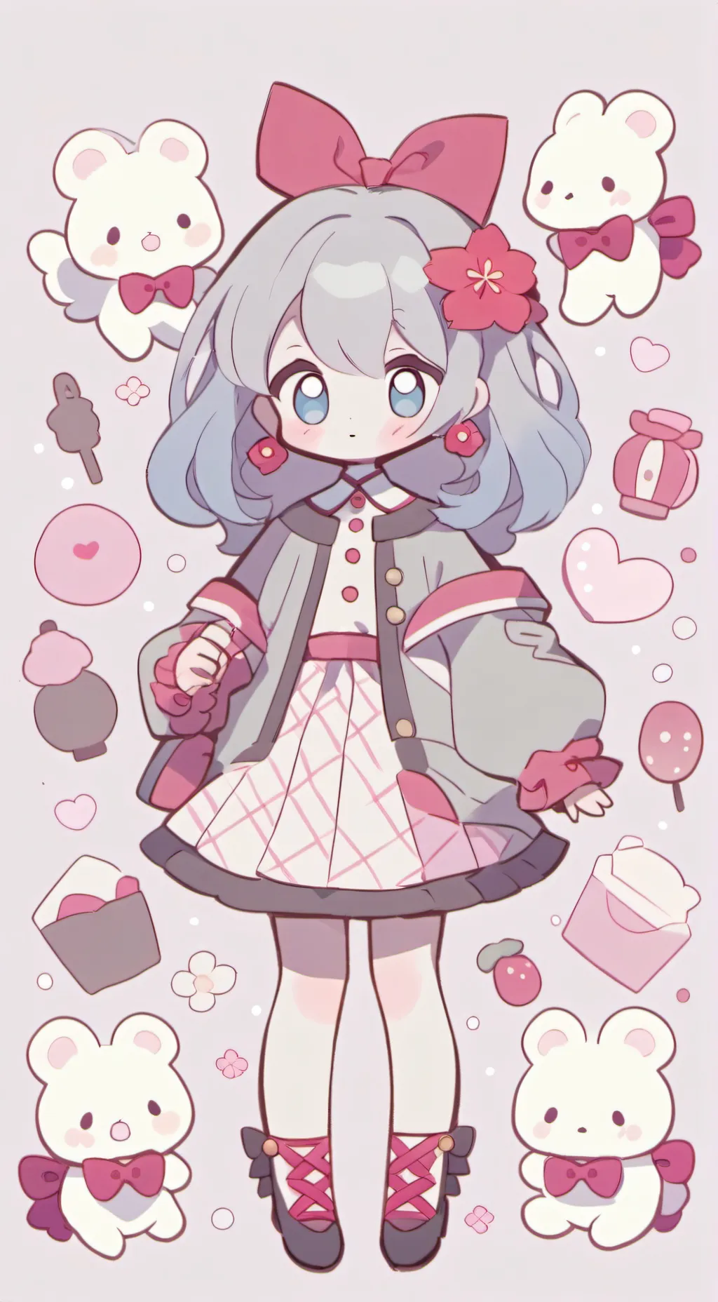 ai character: Frosty background