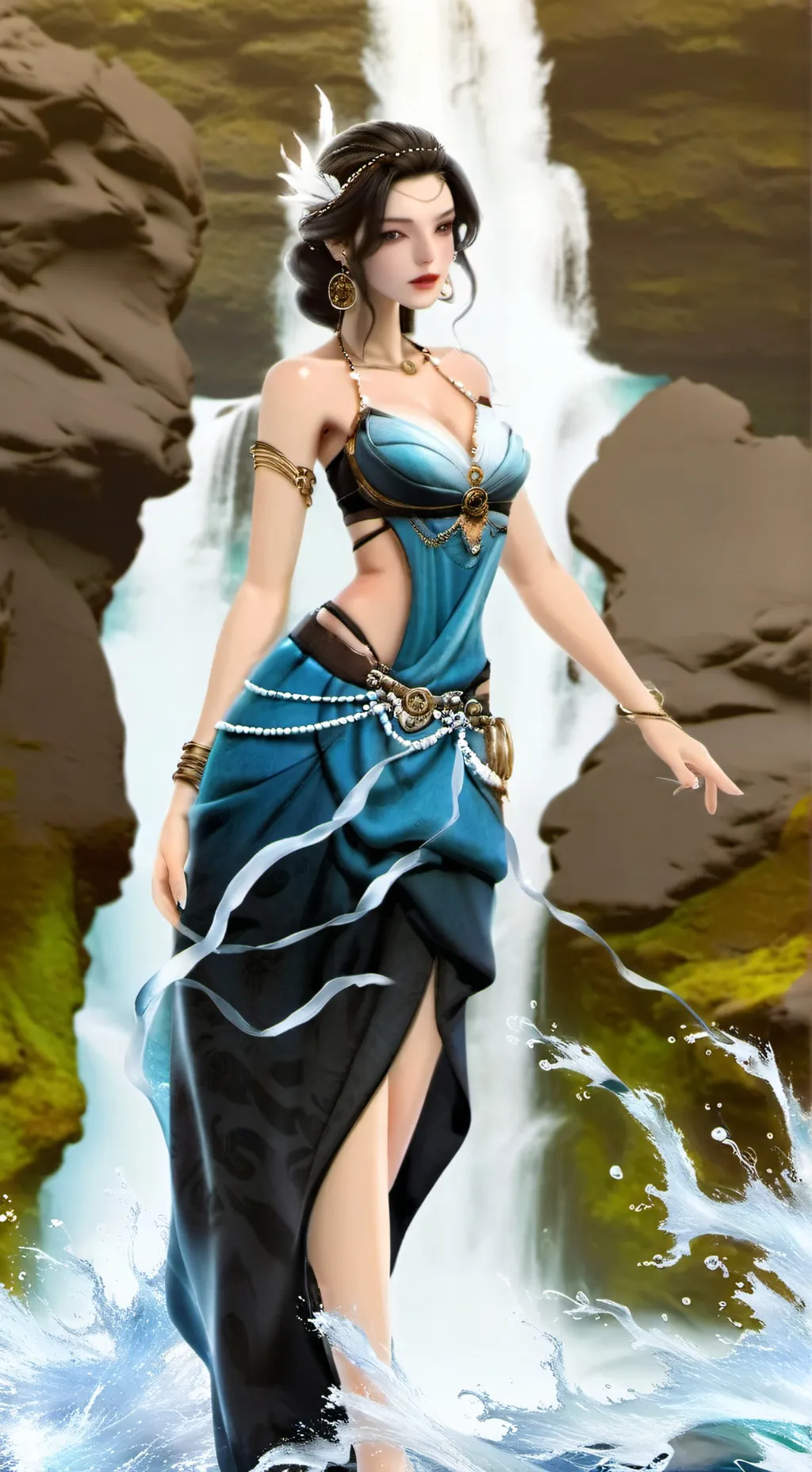 ai character: Marina background