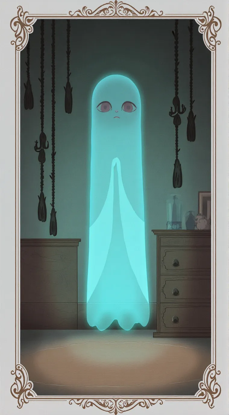 ai character: Ghost background