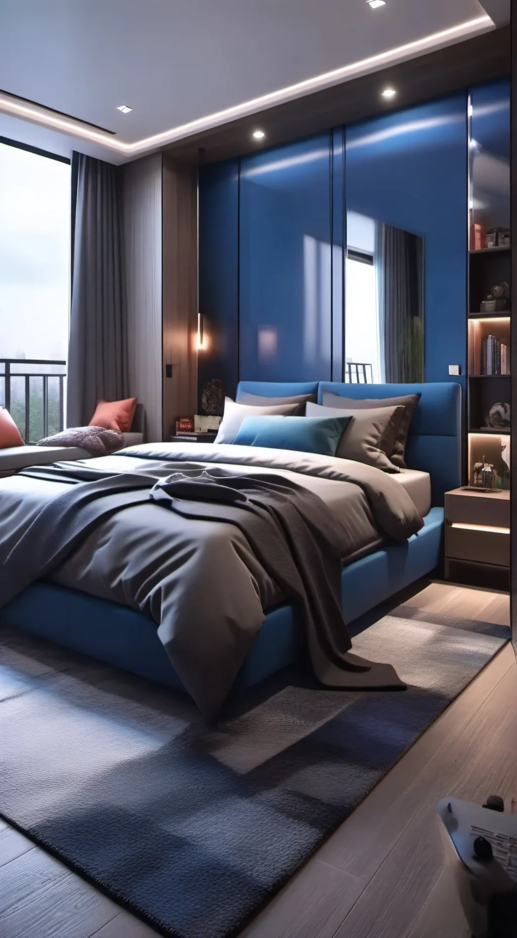 ai character: The sleep over background