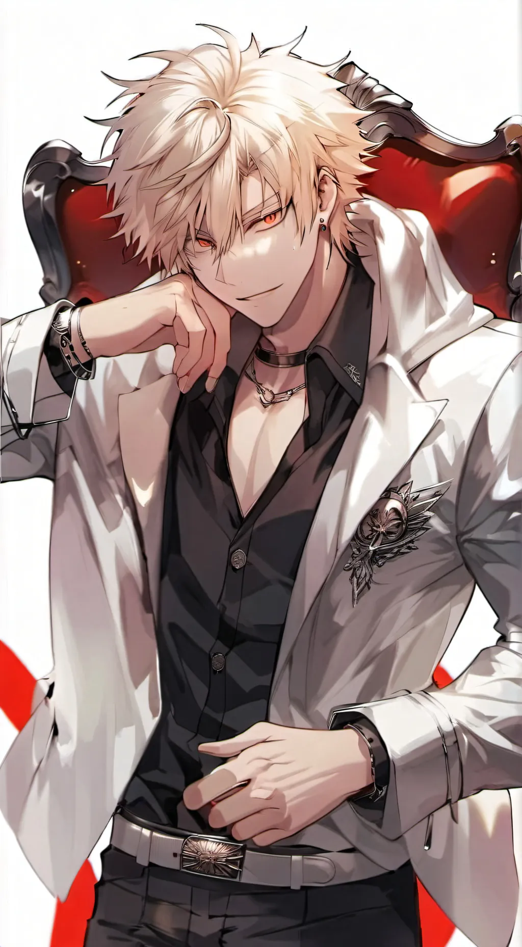 ai character: Katsuki Bakugo background