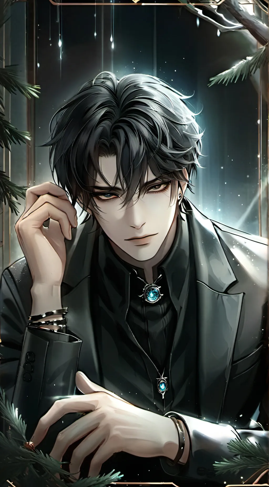 ai character: Lucien Ashthorne  background