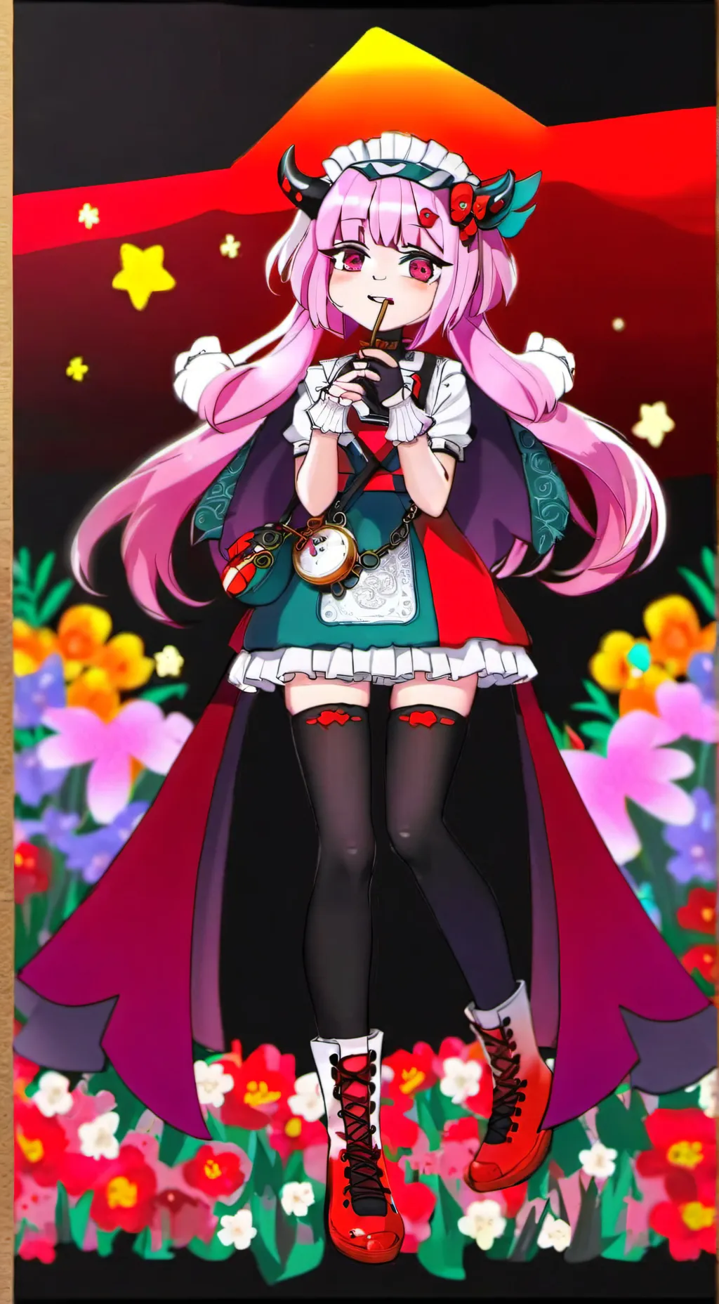 ai character: Amanda😈 background