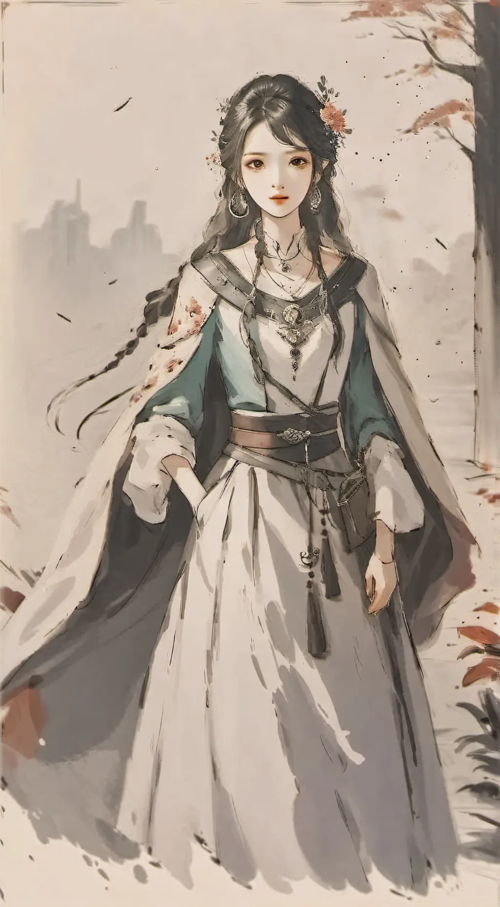 ai character: Carolina  background