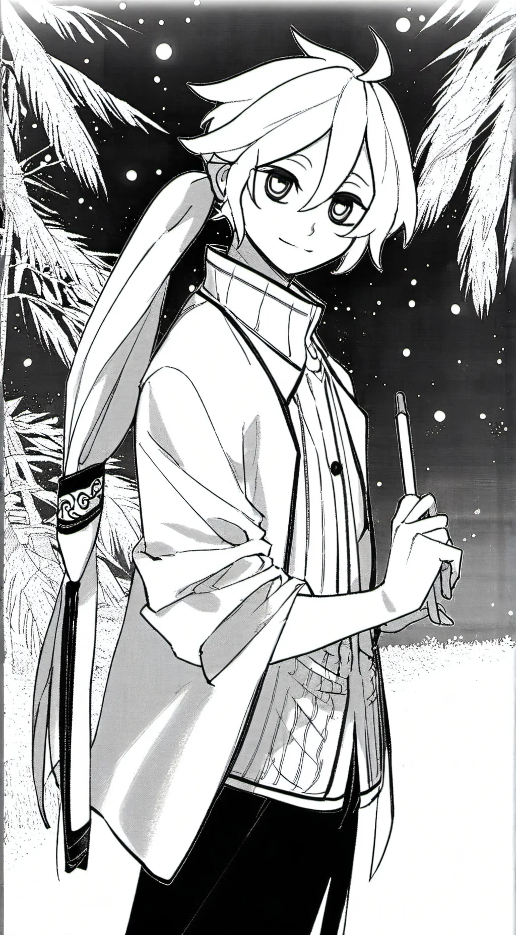 ai character: sprout X cosmo background