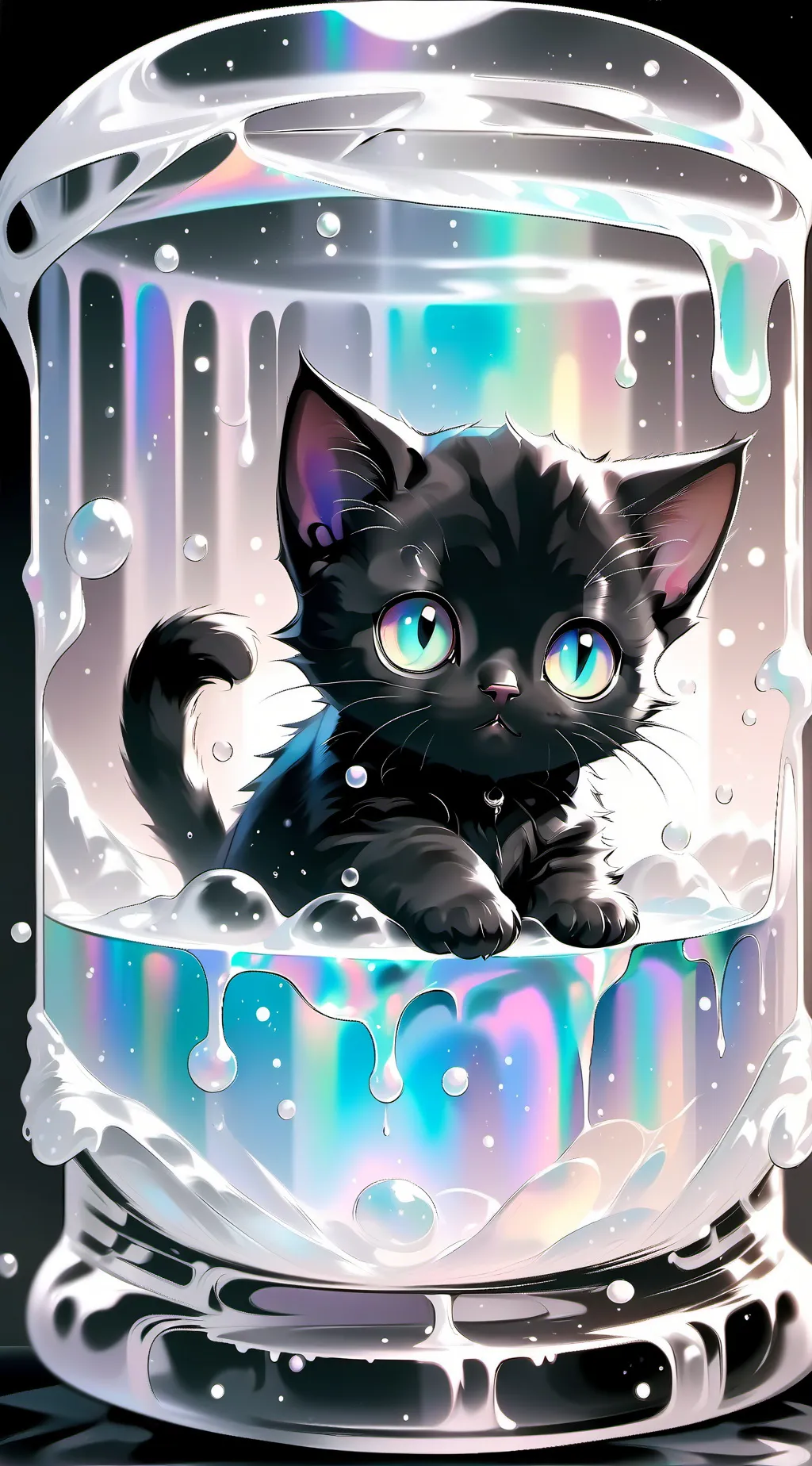 ai character: cat background