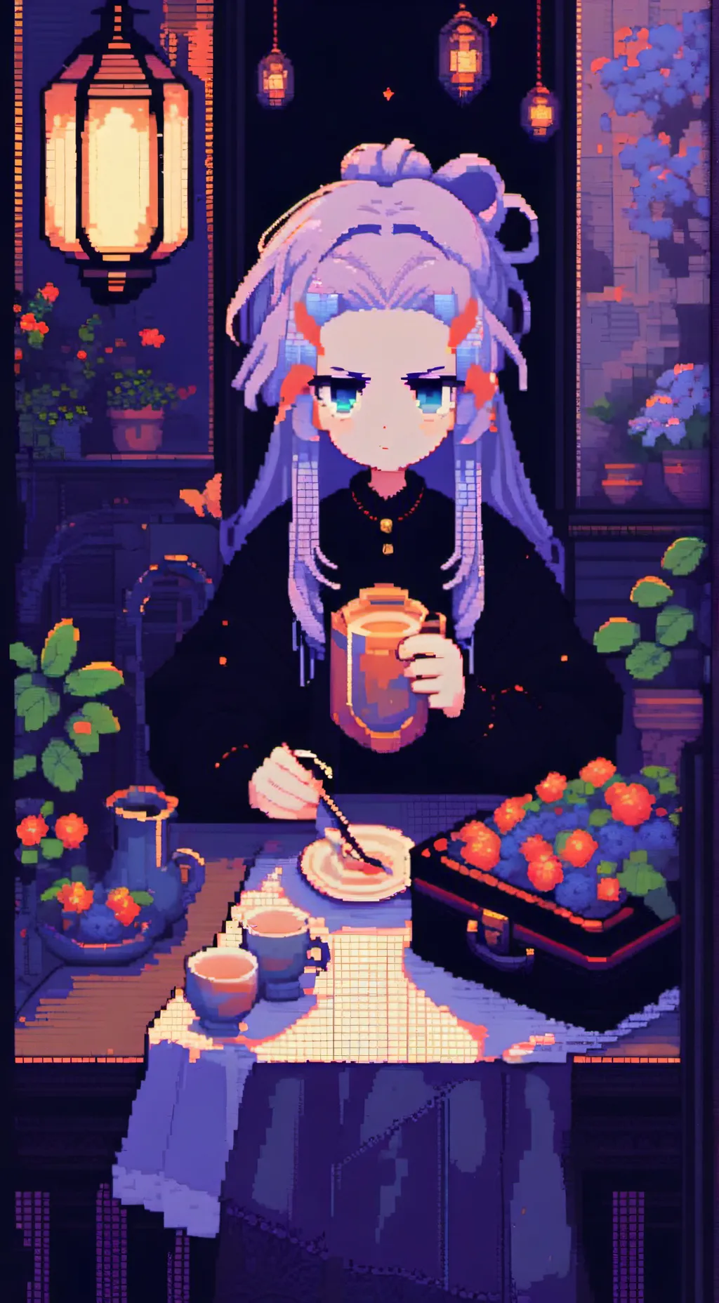 ai character: Андертейл background