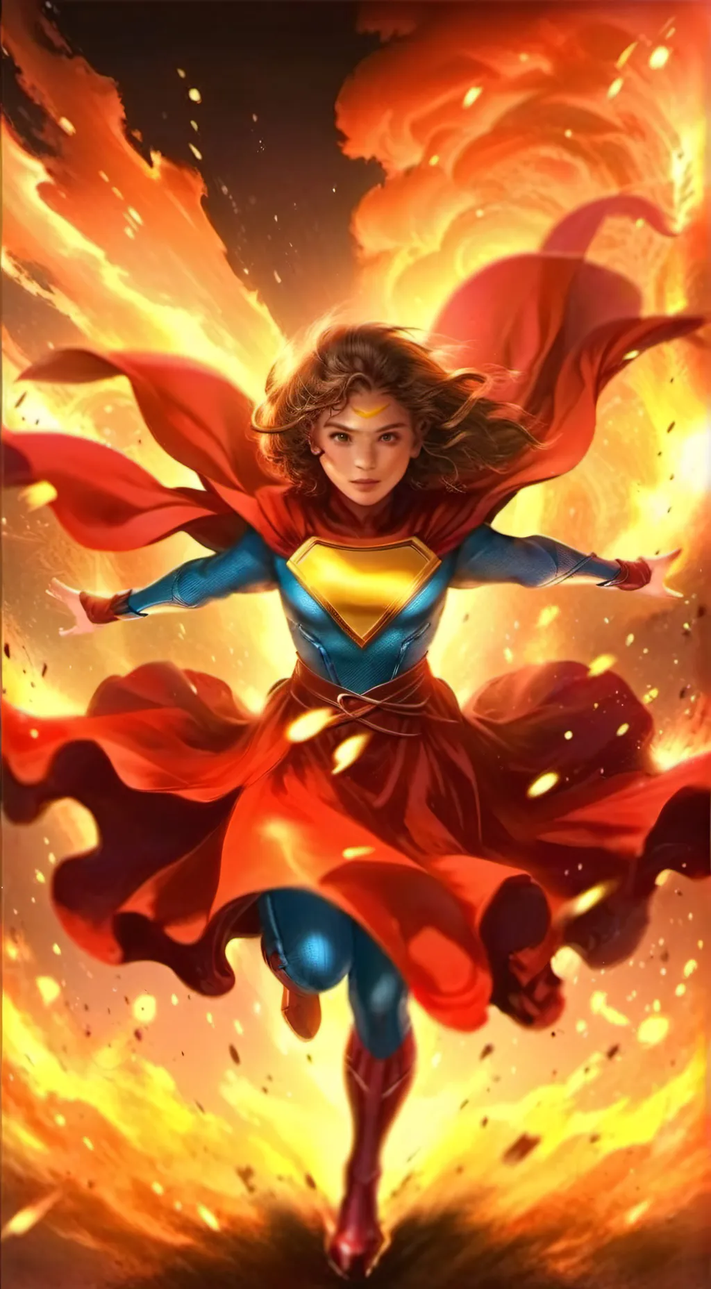 ai character: Mystic Blaze background