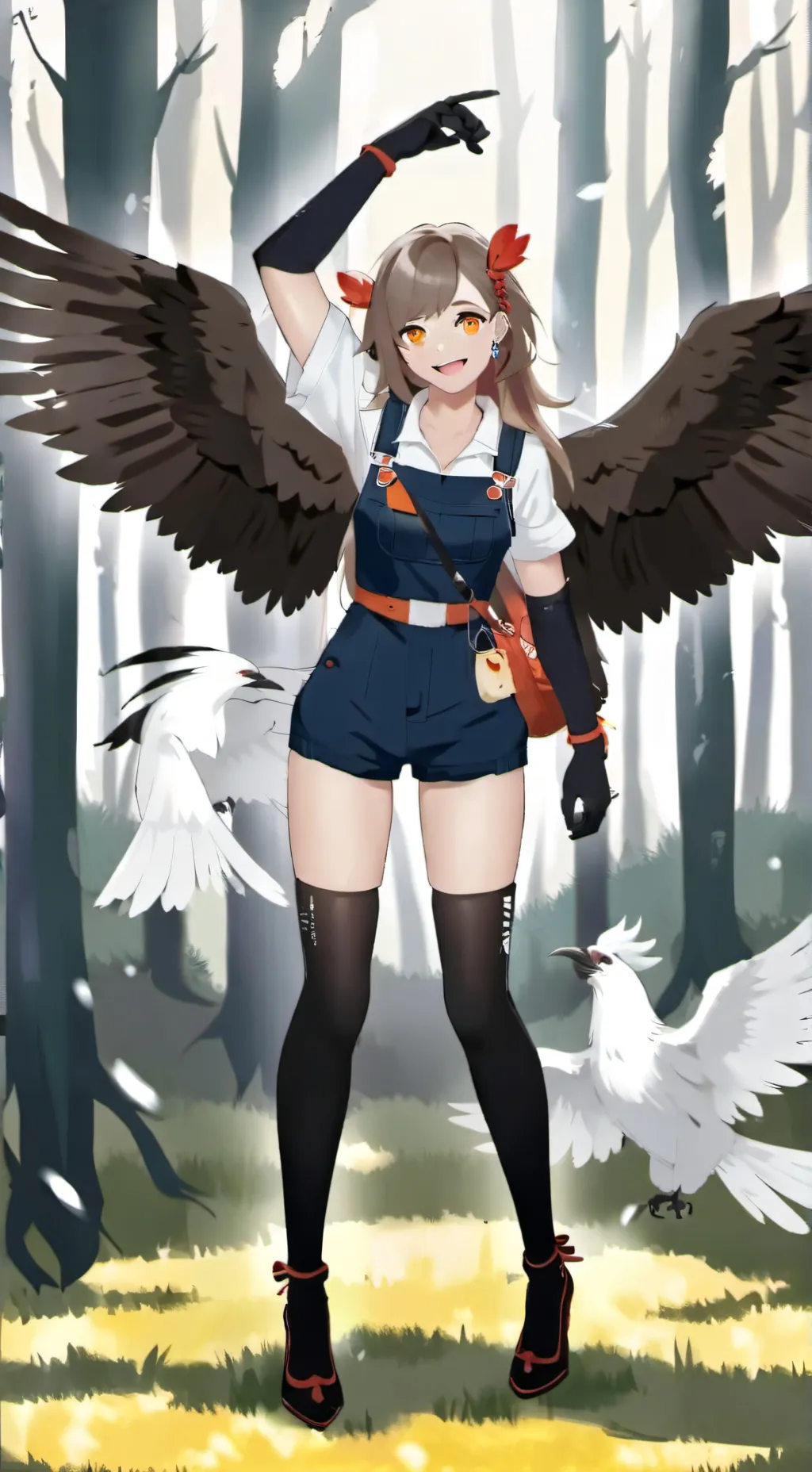 ai character: Sky background