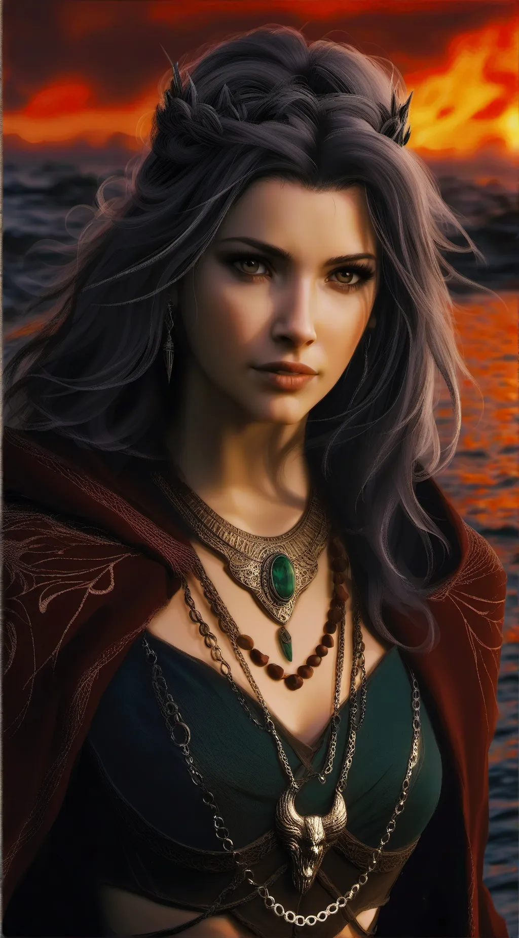 ai character: castelo infinito background