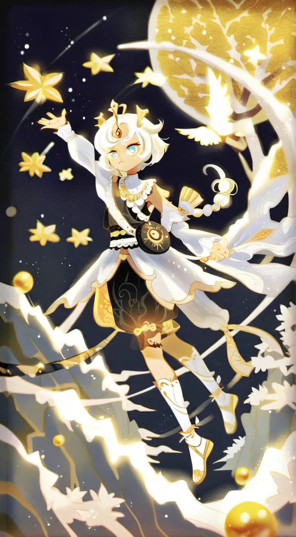 ai character: moongling cookie background