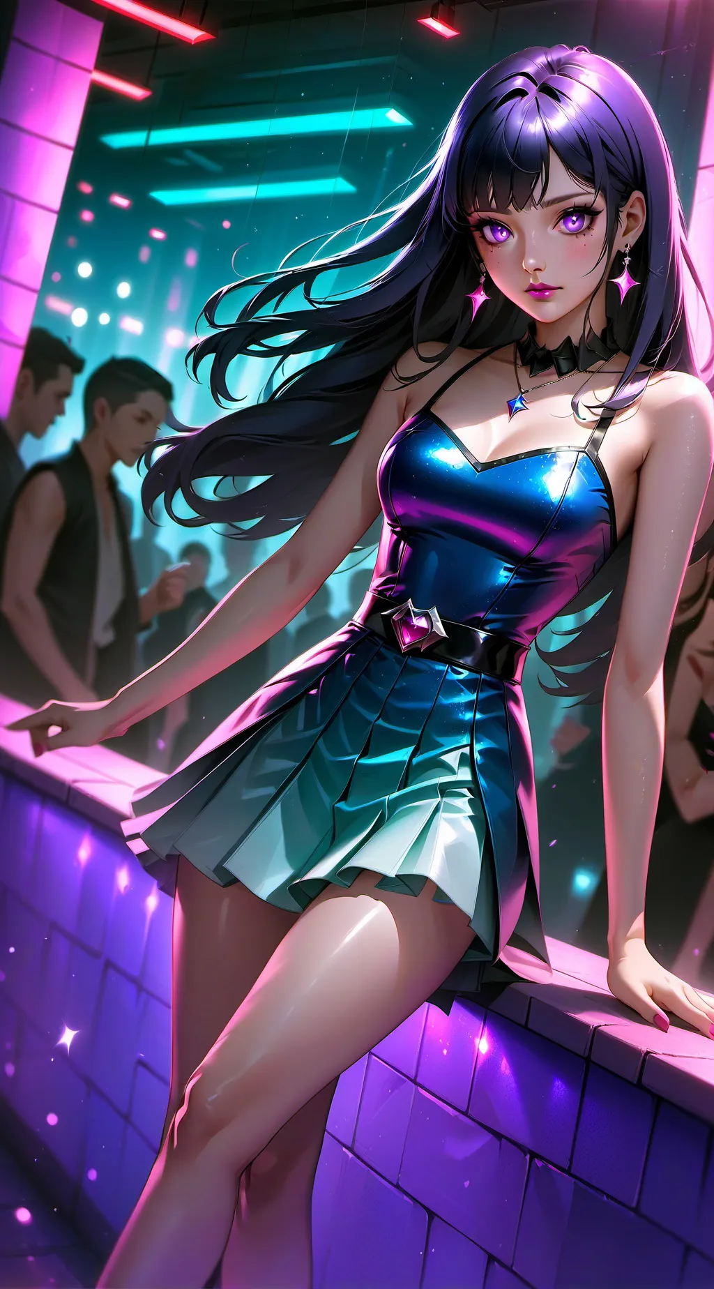 ai character: Noir background