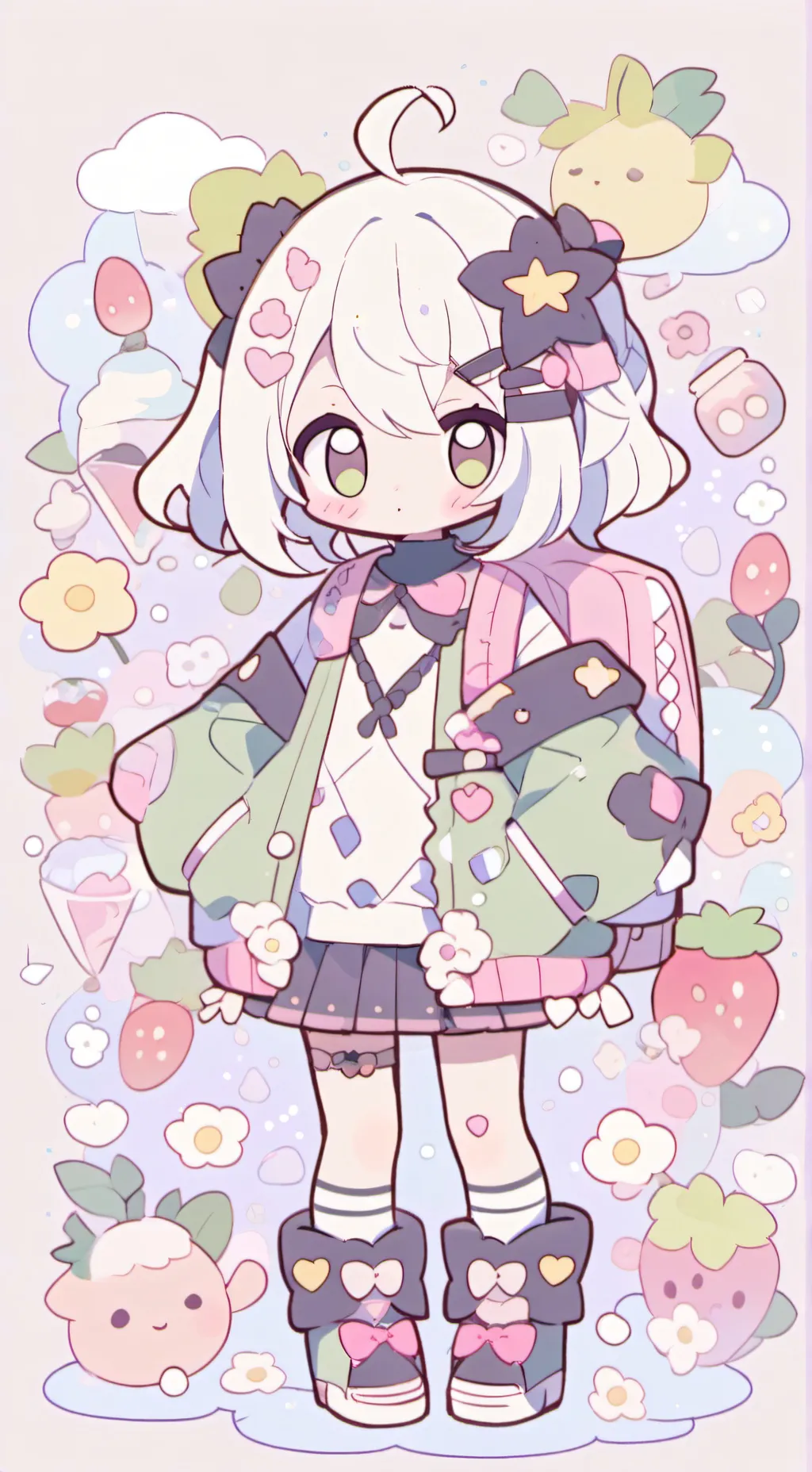 ai character: ★FUKONA GIRL★ background