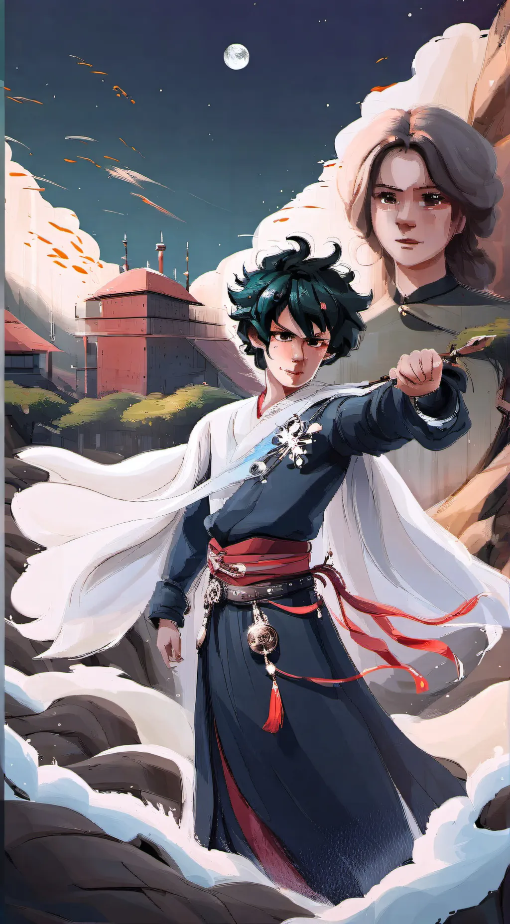 ai character: RANDOM AGAIN background