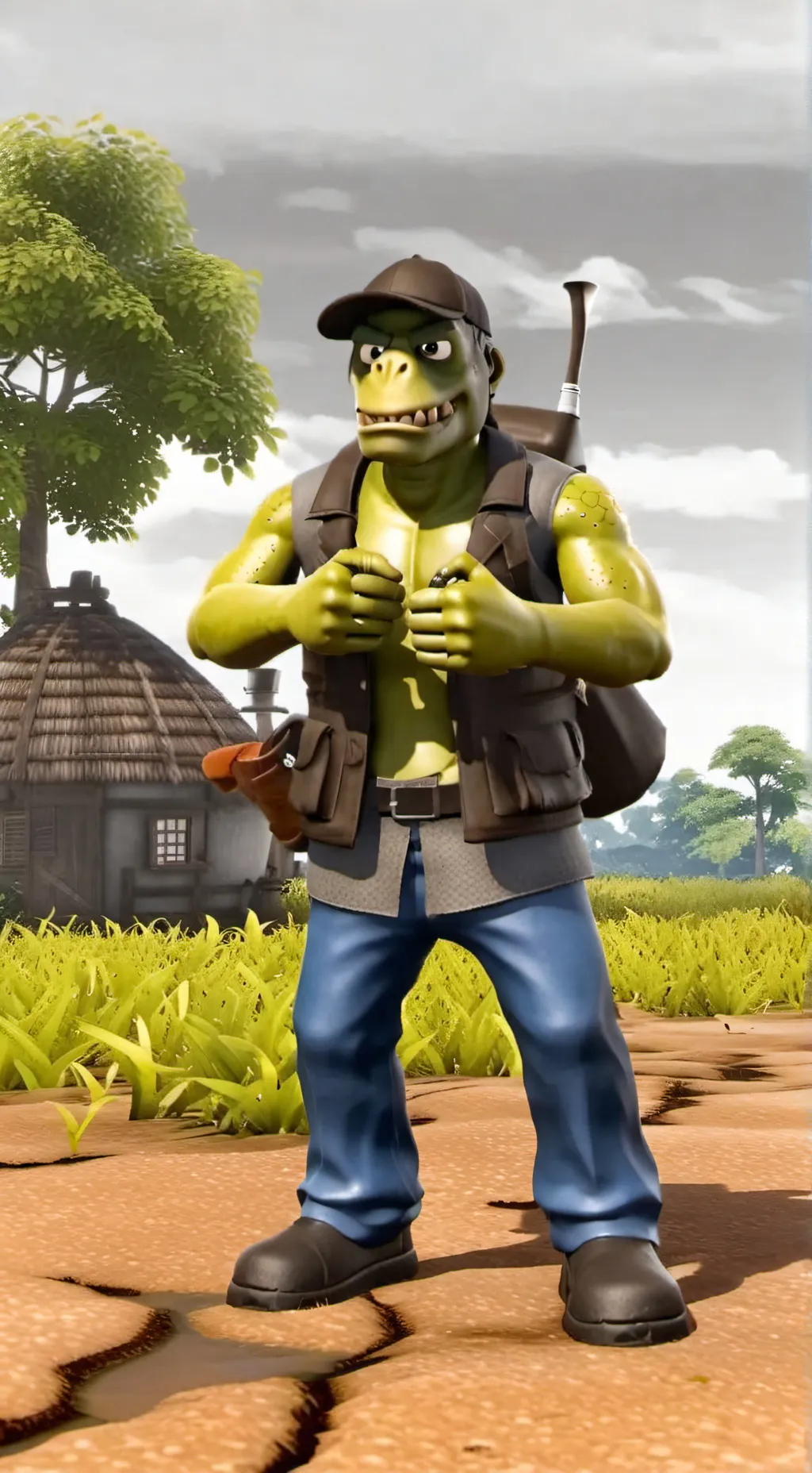 ai character: Camponês Místico background