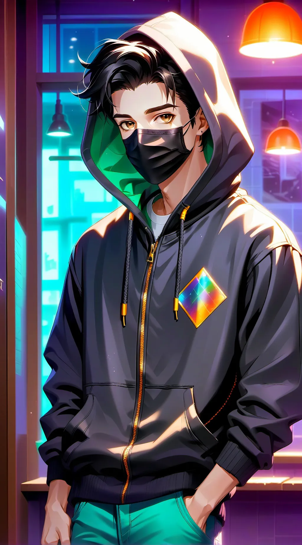 ai character: Xander  background