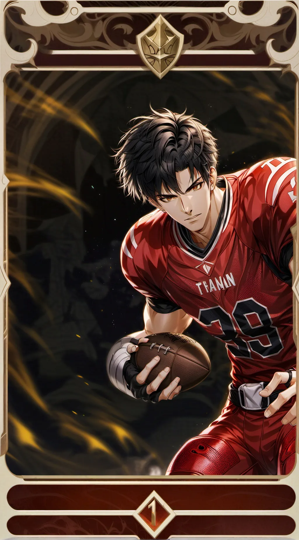 ai character: Brandon  background