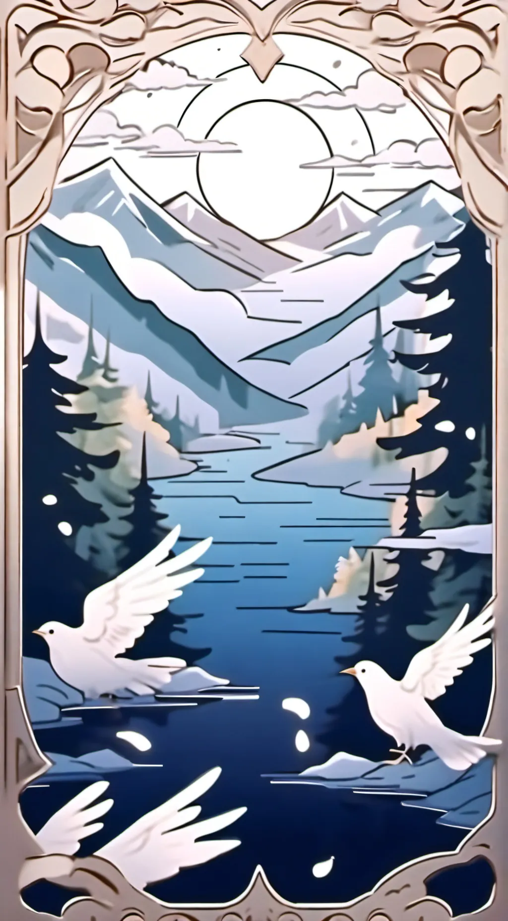 ai character: anch a, r, and m background
