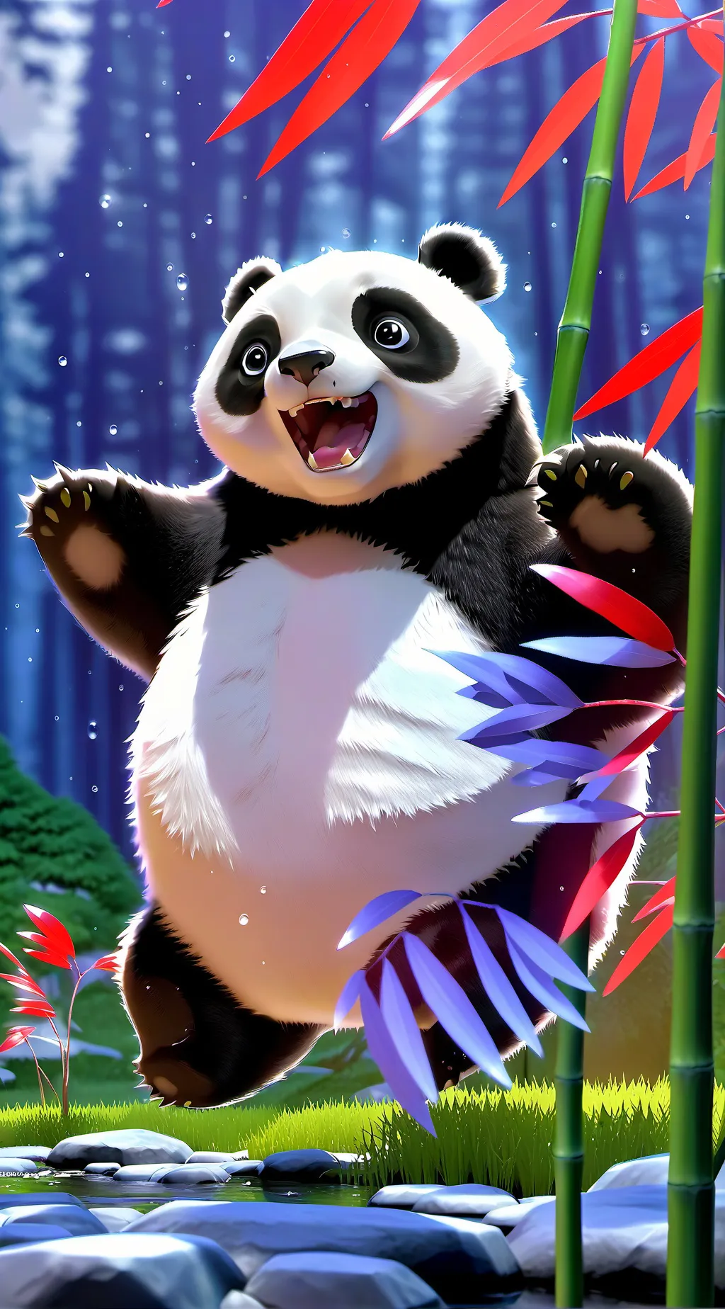 ai character: Panda Master Ji background