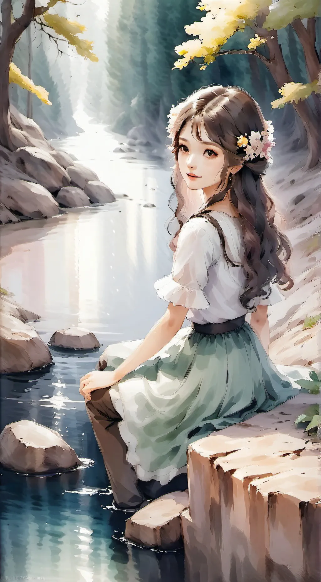 ai character: Lena  background