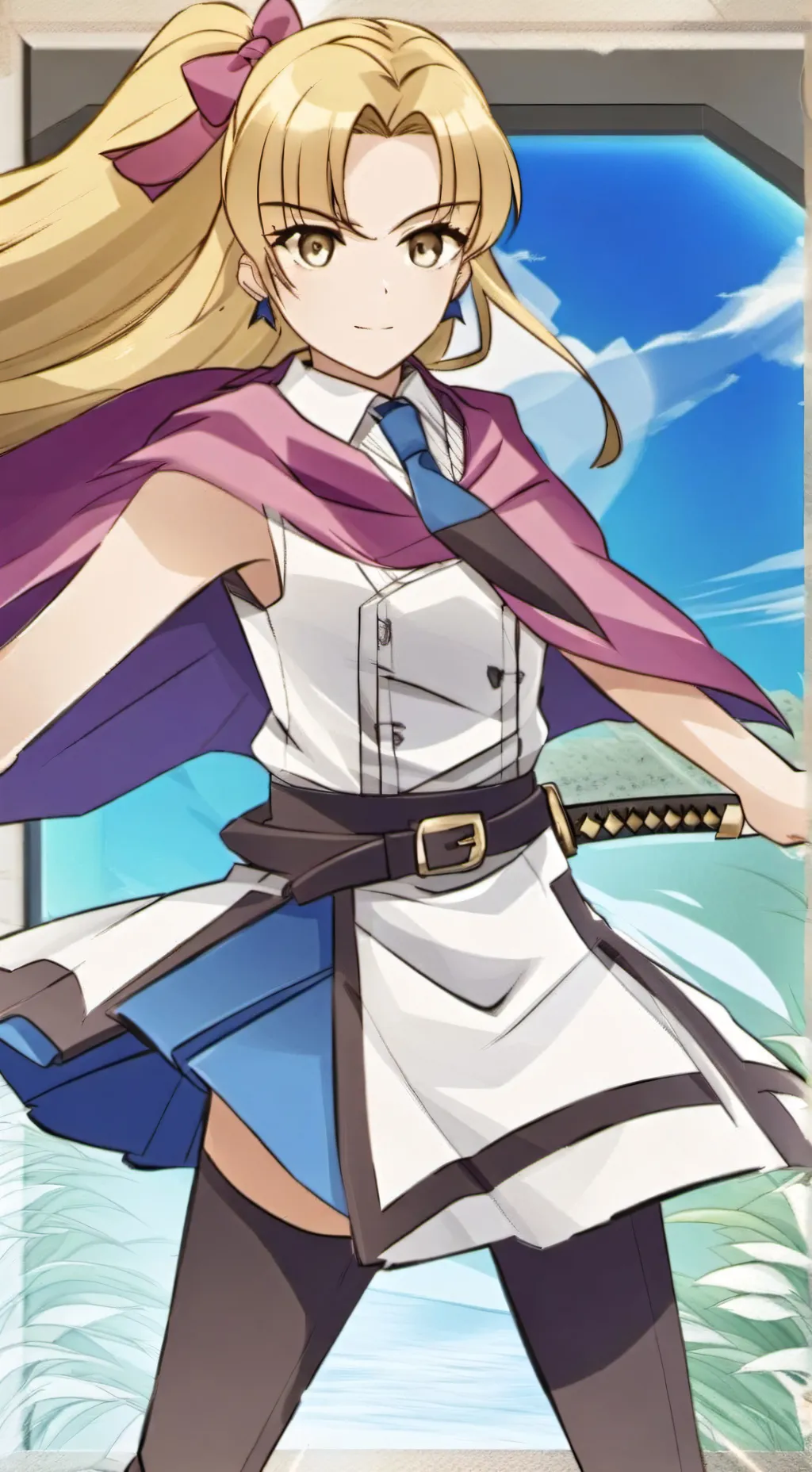 ai character: Warabi Hanasaka background