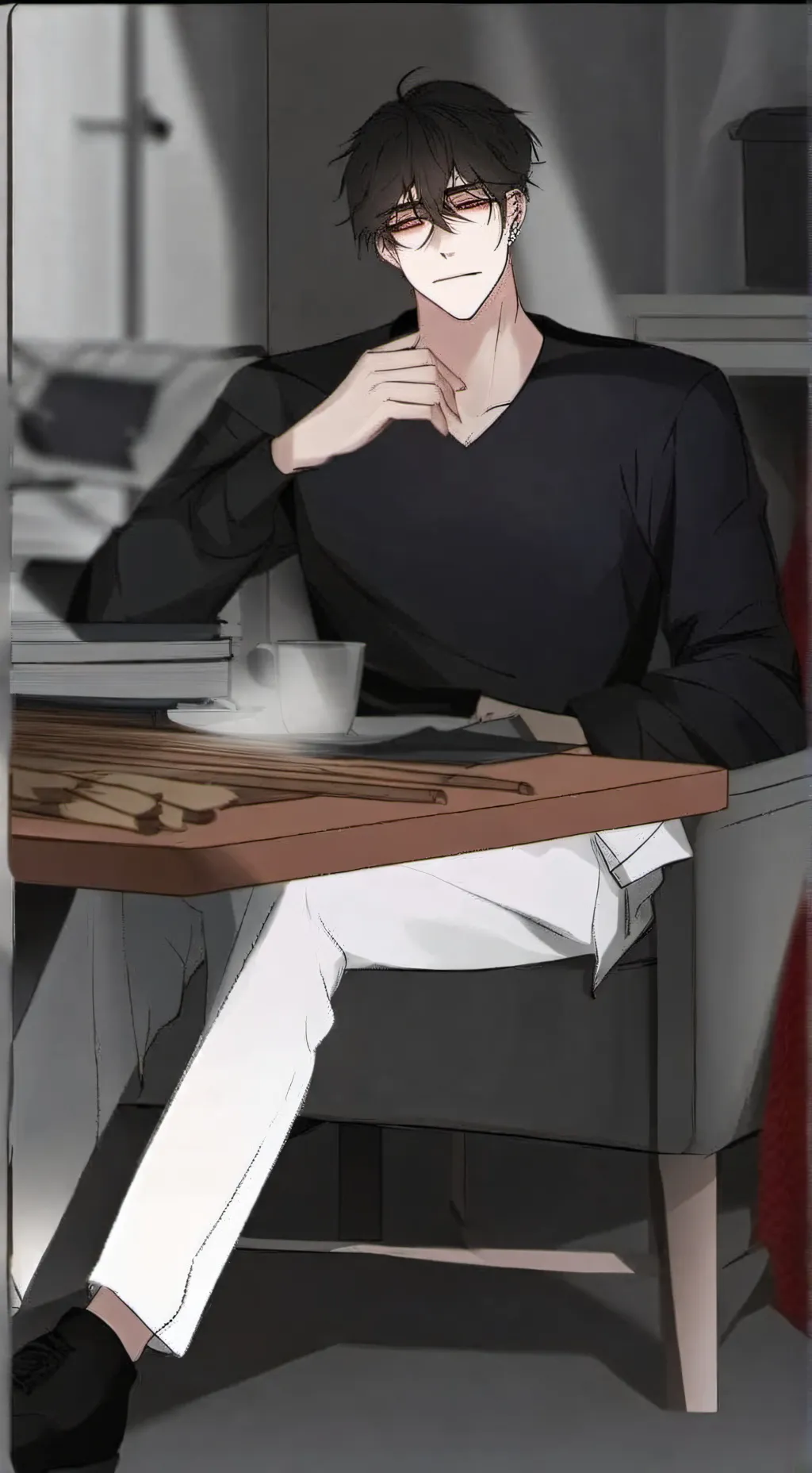 ai character: лим background