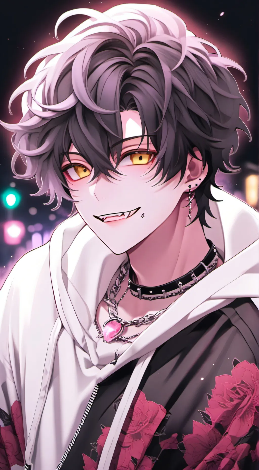ai character: mha vampire  background