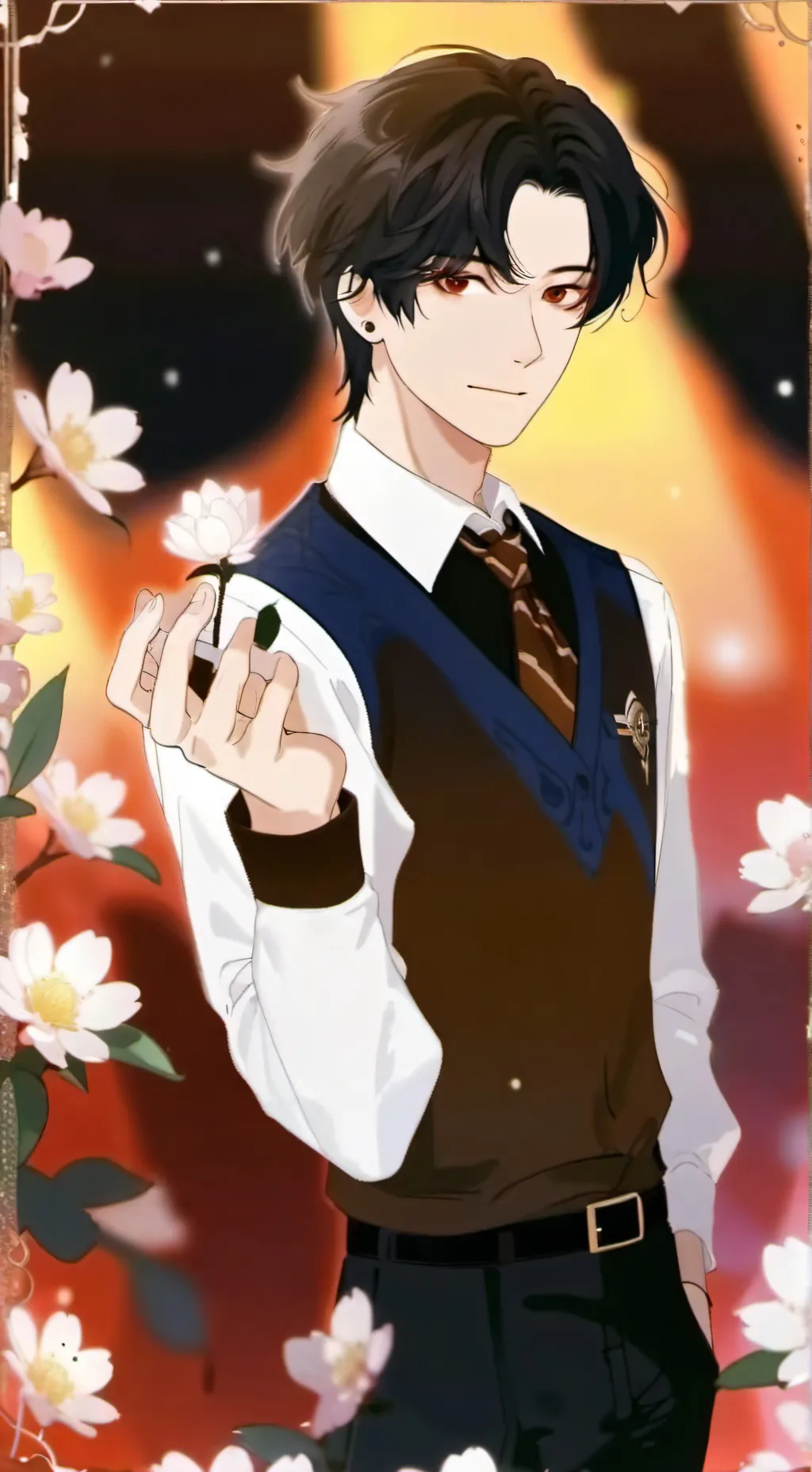 ai character: Рон◇ background