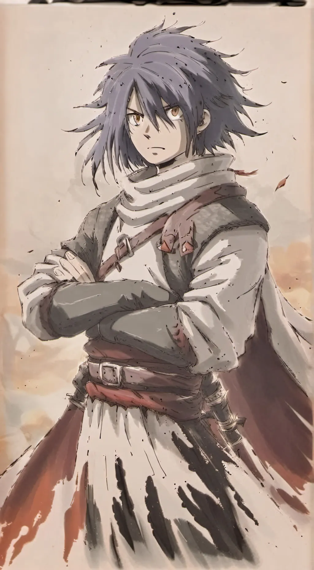 ai character: Zelgadis Graywords background