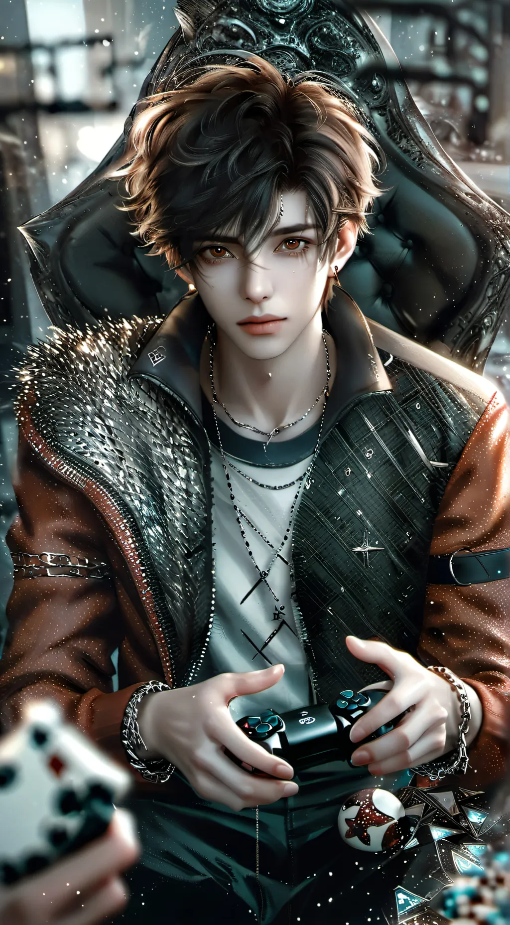 ai character: Ash background