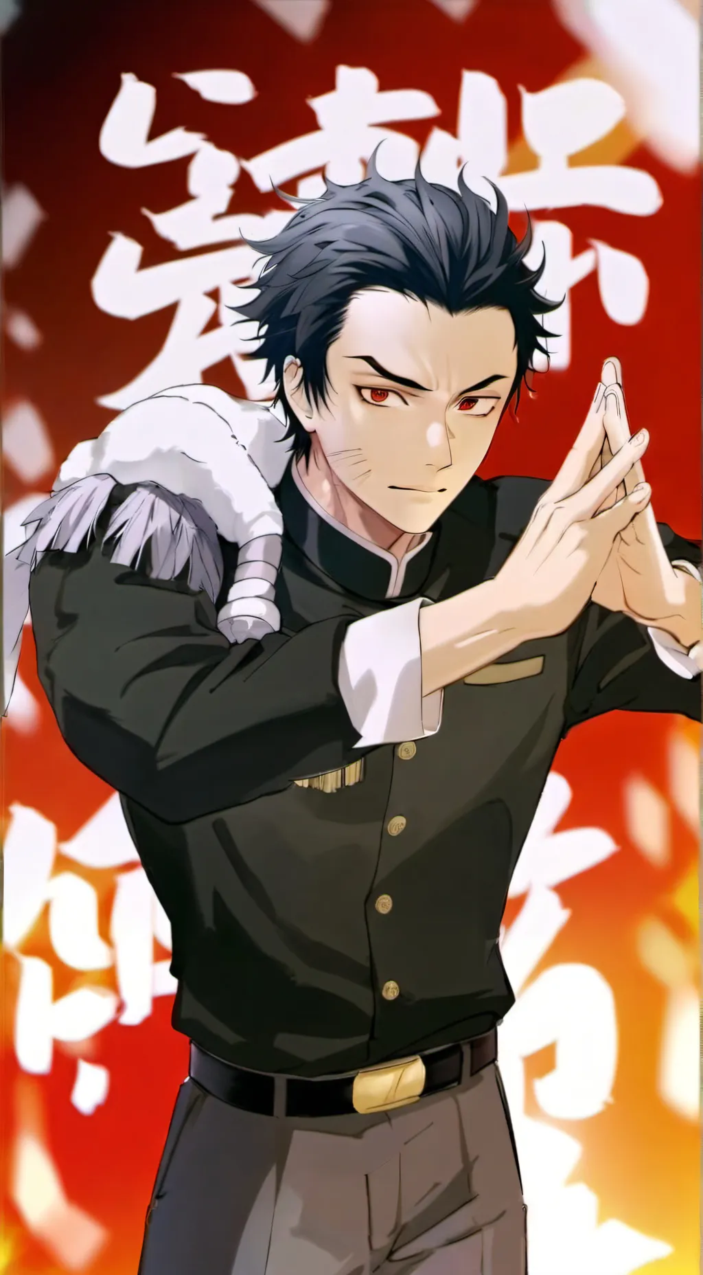 ai character: Tanjiro Harem background