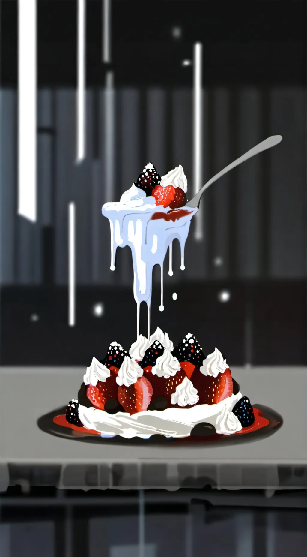 ai character: Fruitcake! background