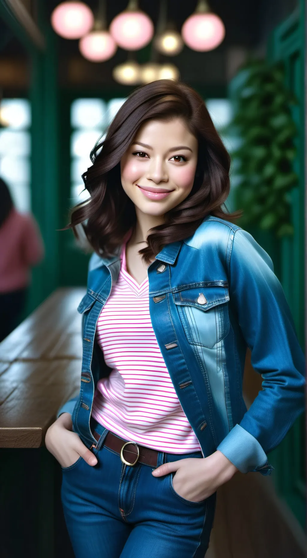 ai character: Carly Shay background