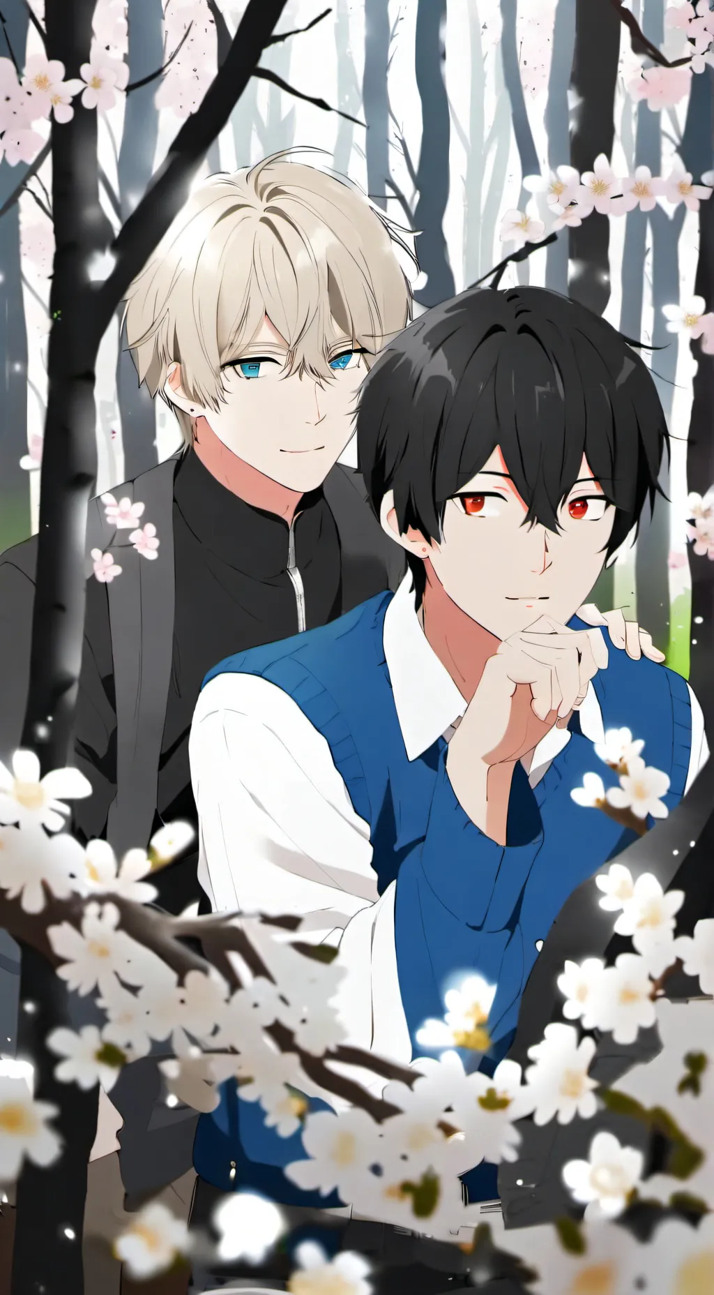 ai character: ~John and mike~ background