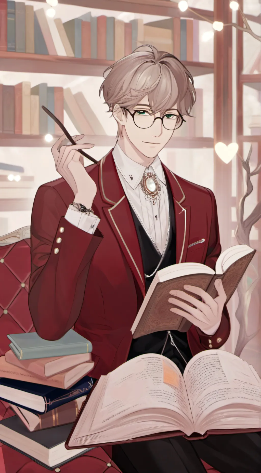ai character: delizio  background