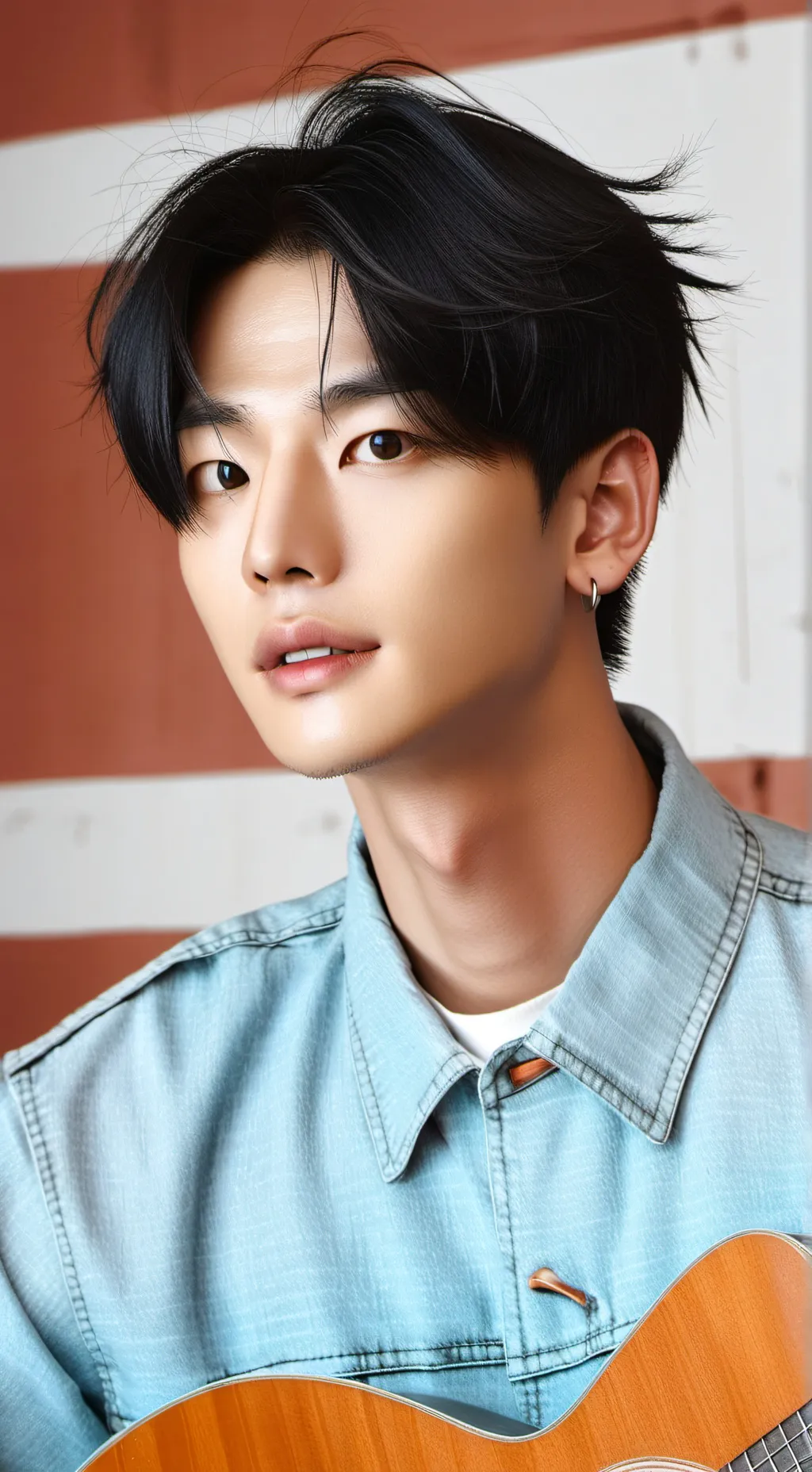 ai character: Hyunjin  background
