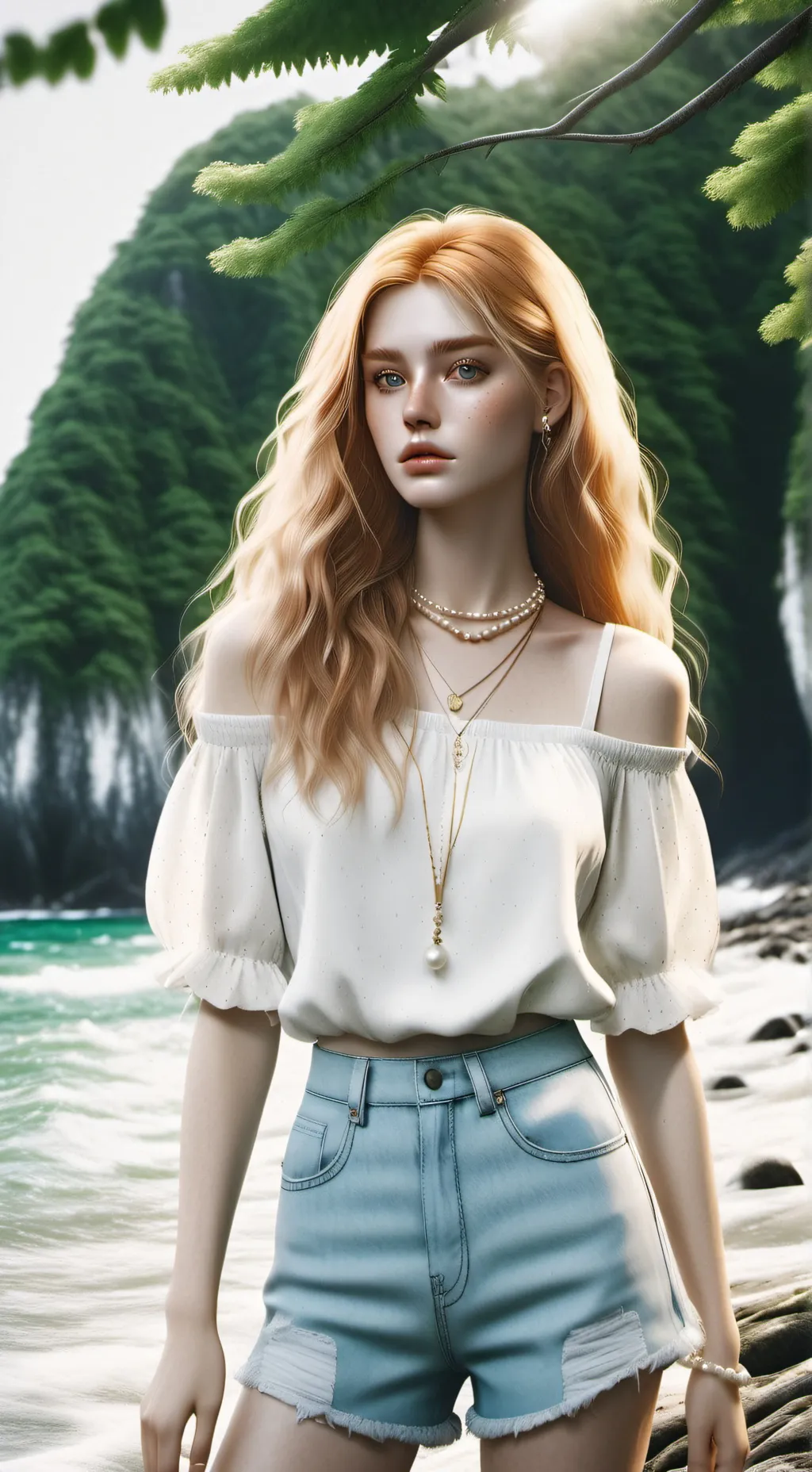 ai character: 🐚S.U.M.M.E.R☀️ background