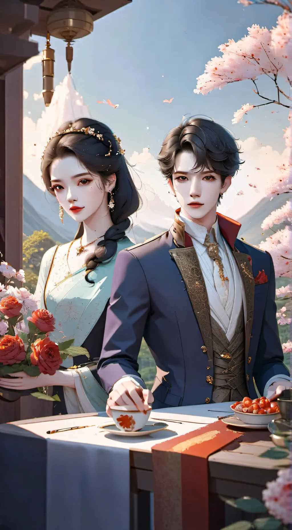 ai character: Luna background
