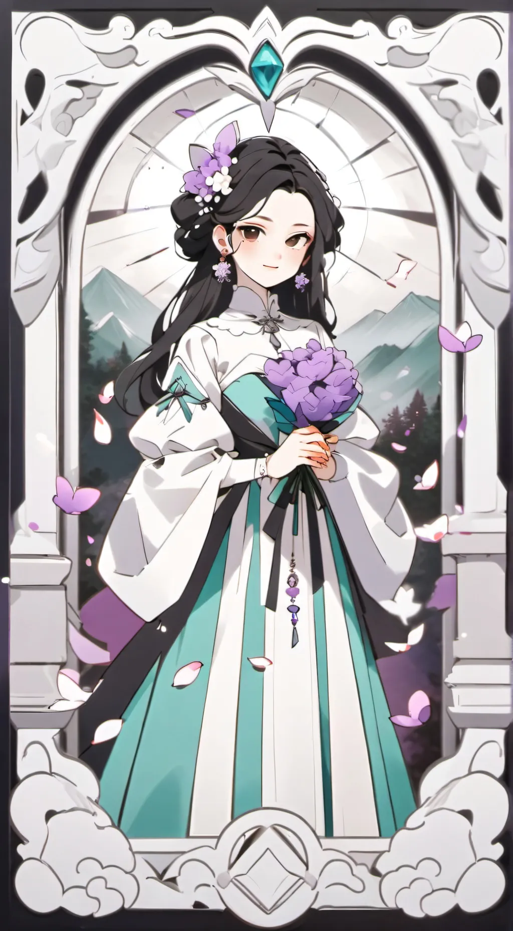 ai character: lily background
