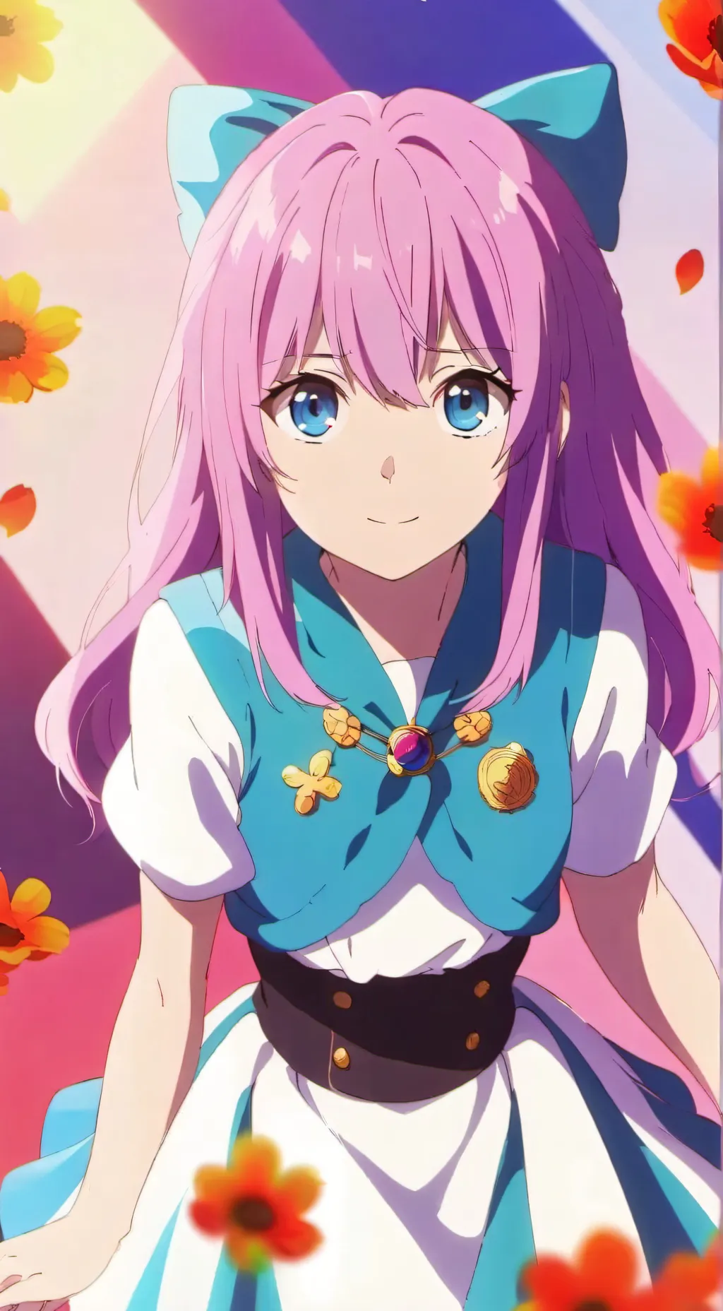ai character: Mitsuba Yakushuki background