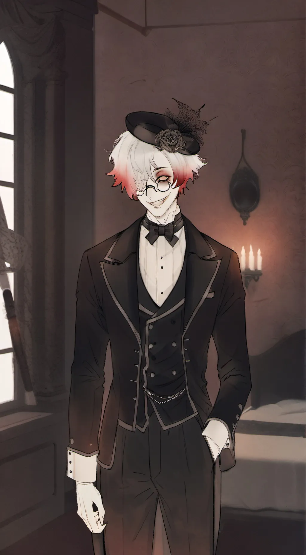 ai character: Alastor  background