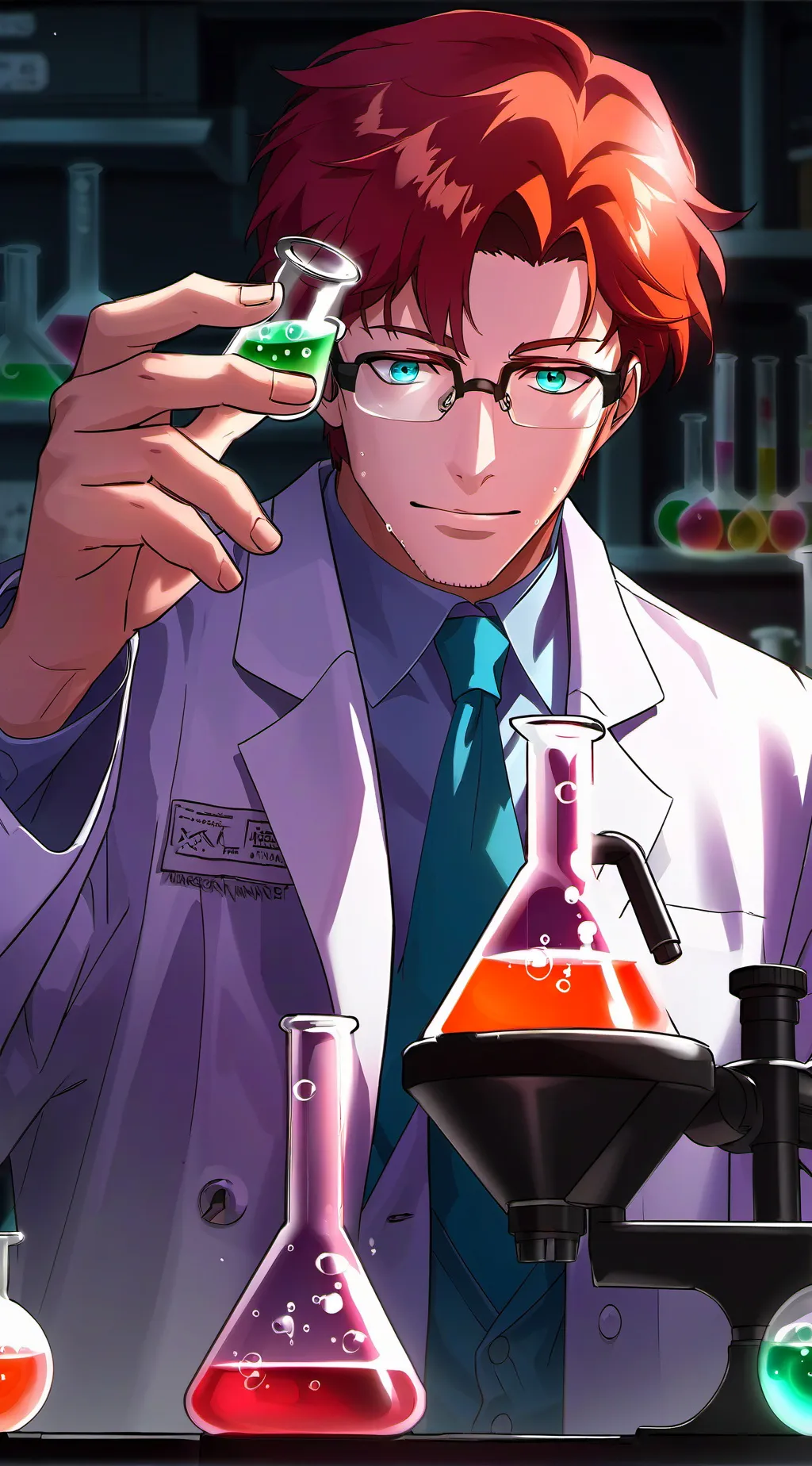 ai character: scientists background