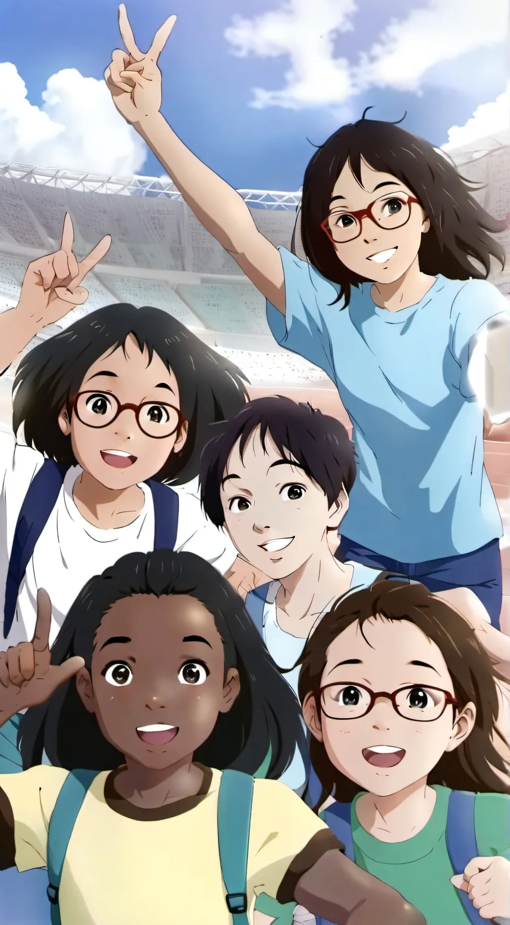 ai character: lil,rose,mar&jaime background